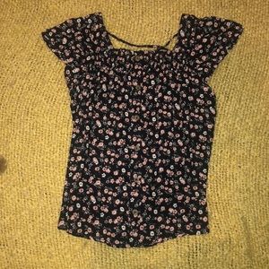 NOBO Black Floral Blouse